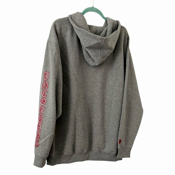 Jnco Hoodie Vintage Y2K 90s Crown Logo in Flames Patch Size Large/XL - Picture 10 of 12